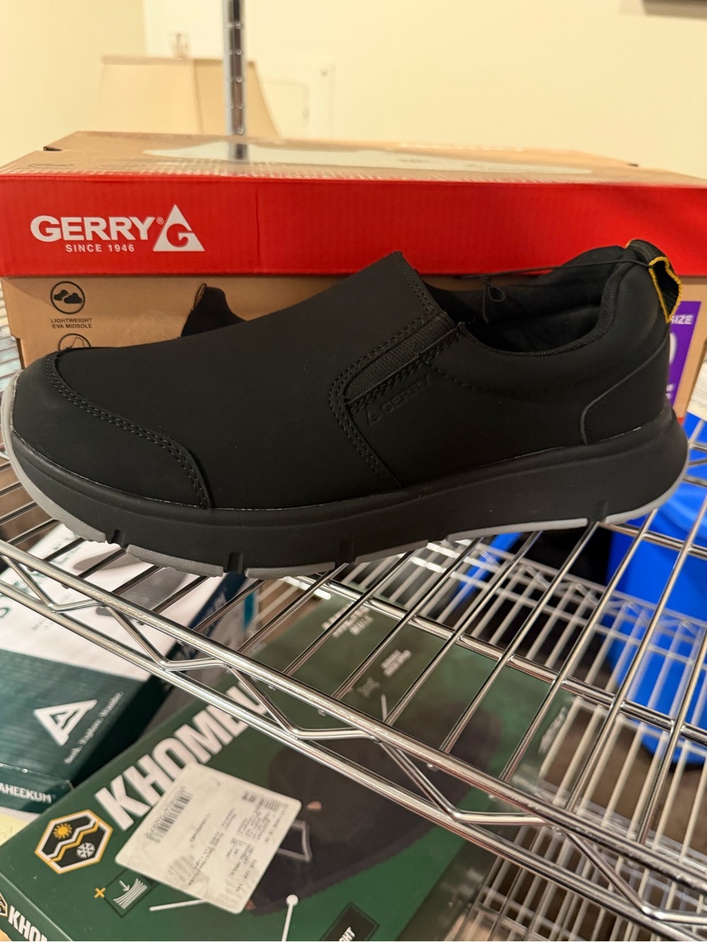 Gerry MOC II Men's Black Synthetic Slip-On Casual Shoes Size 10 M US